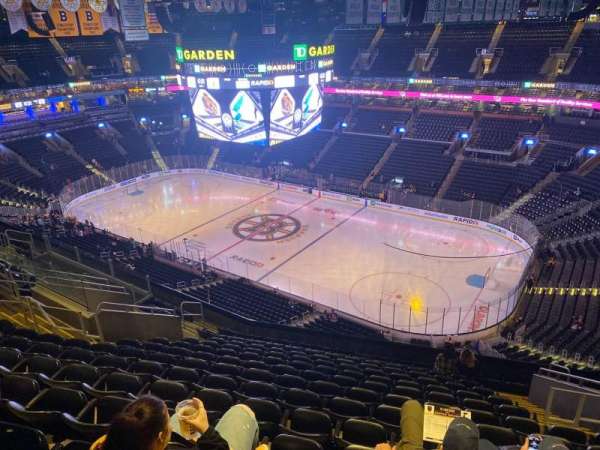 TD Garden, section: 313, row: 14, seat: 9