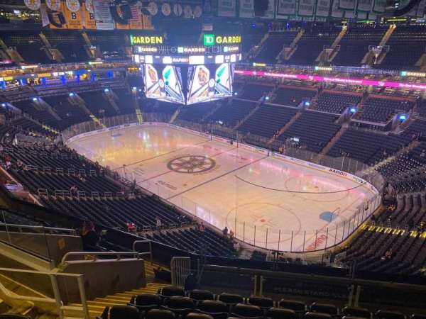 TD Garden, section: 312, row: 11, seat: 15