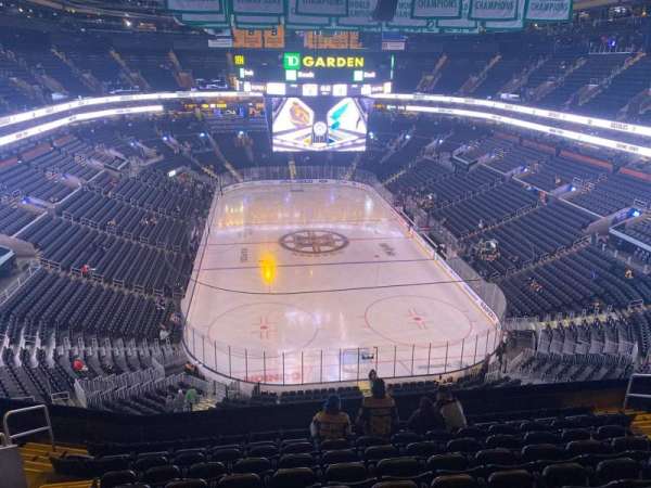 TD Garden, section: 309, row: 10, seat: 13