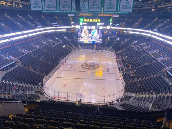 TD Garden, section: 308, row: 12, seat: 12