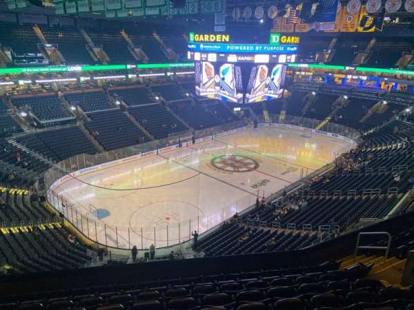 TD Garden, section: 305, row: 9, seat: 12