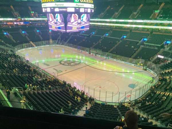 TD Garden, section: 327, row: 3, seat: 3