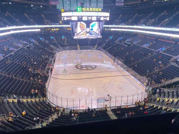 TD Garden, section: 324, row: 4, seat: 13