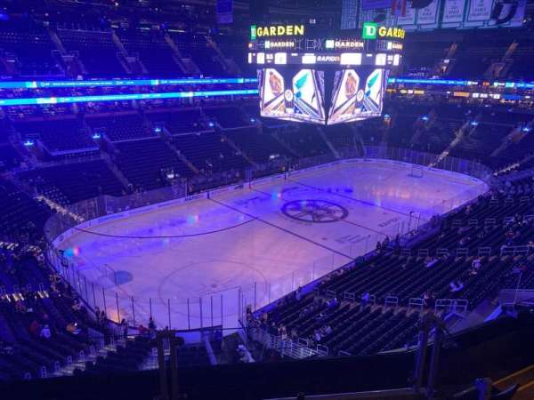 TD Garden, section: 320, row: 5, seat: 4