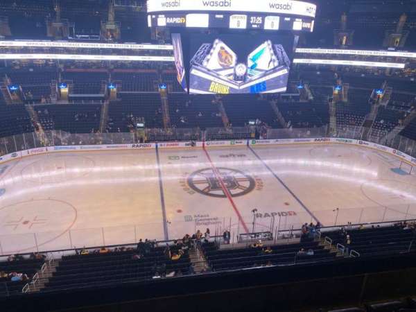 TD Garden, section: 317, row: 4, seat: 4