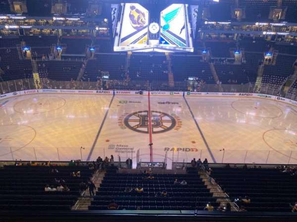 TD Garden, section: 316, row: 2, seat: 12