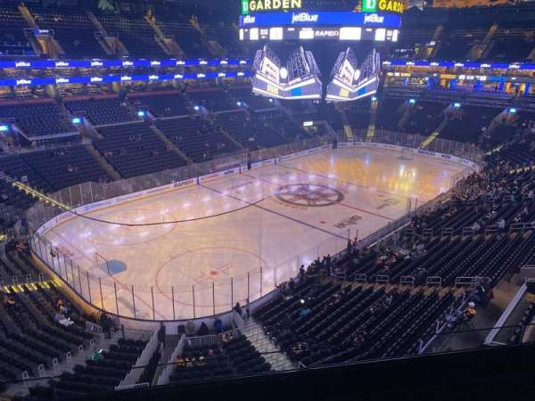 TD Garden, section: 305, row: 3, seat: 7