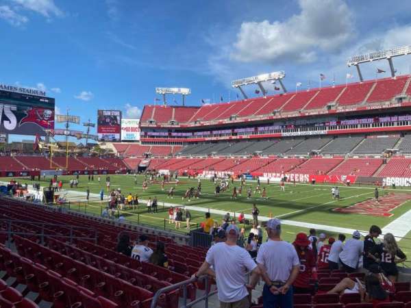 Raymond James Stadium, section: 118, row: p, seat: 11