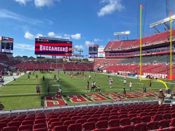 Raymond James Stadium, section: 122, row: m, seat: 6