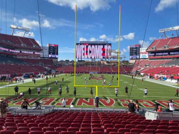 Raymond James Stadium, section: 123, row: r, seat: 12