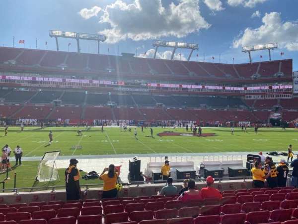 Raymond James Stadium, section: 134, row: k, seat: 10