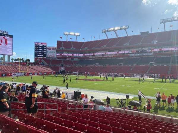 Raymond James Stadium, section: 138, row: n, seat: 11