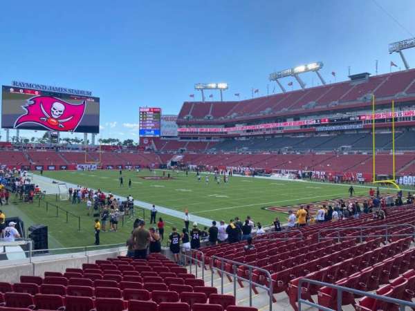 Raymond James Stadium, section: 144, row: t, seat: 14