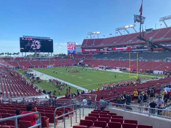 Raymond James Stadium, section: 245, row: l, seat: 3