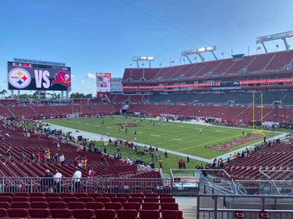 Raymond James Stadium, section: 243, row: k, seat: 19