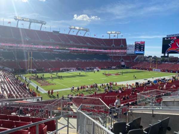 Raymond James Stadium, section: 229, row: g, seat: 2