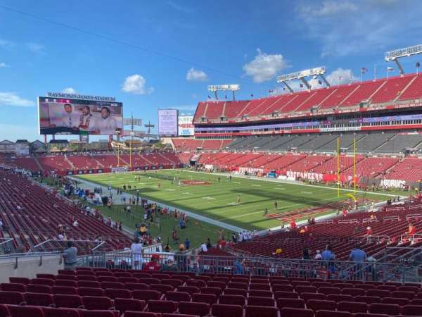 Raymond James Stadium, section: 219, row: m, seat: 16