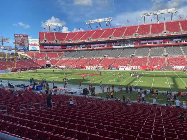 Raymond James Stadium, section: 113, row: wc, seat: 11