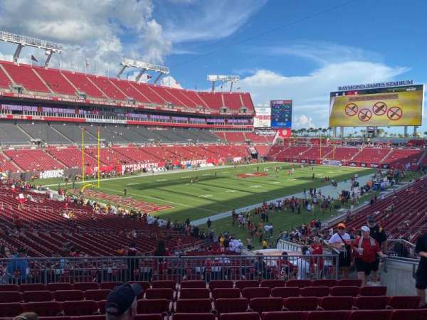 Raymond James Stadium, section: 202, row: j, seat: 13