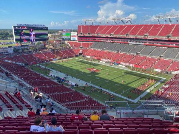 Raymond James Stadium, section: 317, row: p, seat: 28