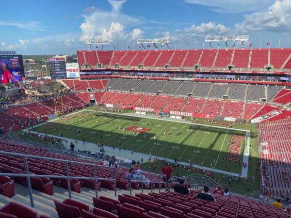 Raymond James Stadium, section: 315, row: x, seat: 6