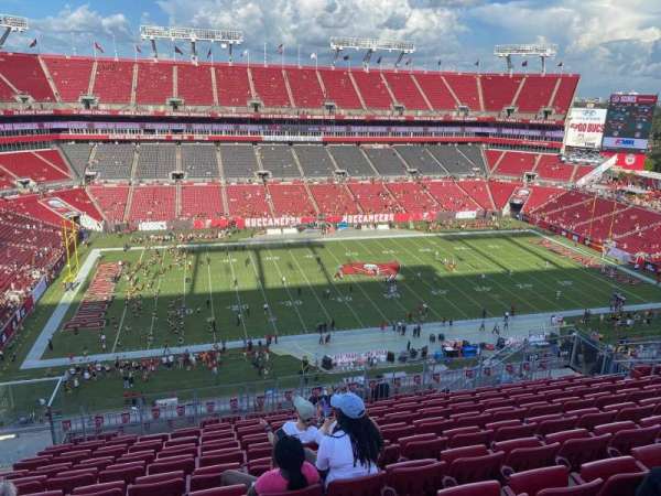 Raymond James Stadium, section: 308, row: k, seat: 10