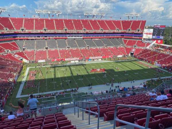 Raymond James Stadium, section: 307, row: n, seat: 23