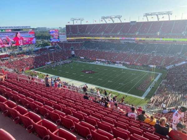 Raymond James Stadium, section: 341, row: x, seat: 24