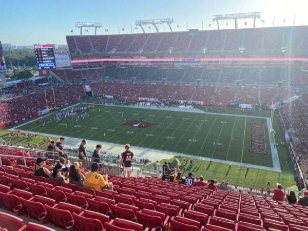 Raymond James Stadium, section: 339, row: p, seat: 15