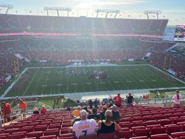 Raymond James Stadium, section: 334, row: p, seat: 6