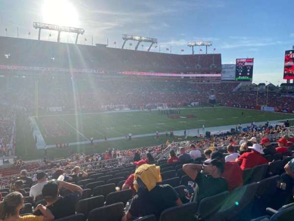 Raymond James Stadium, section: 231, row: l, seat: 9