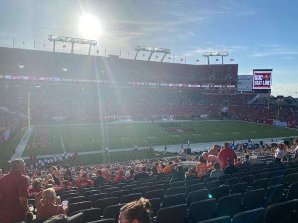 Raymond James Stadium, section: 232, row: t, seat: 4