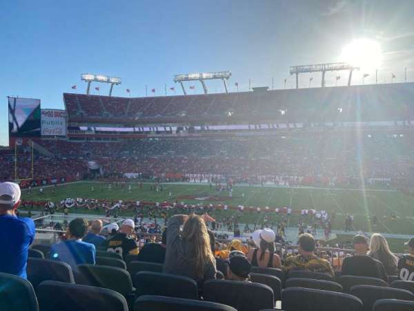 Raymond James Stadium, section: 237, row: g, seat: 12