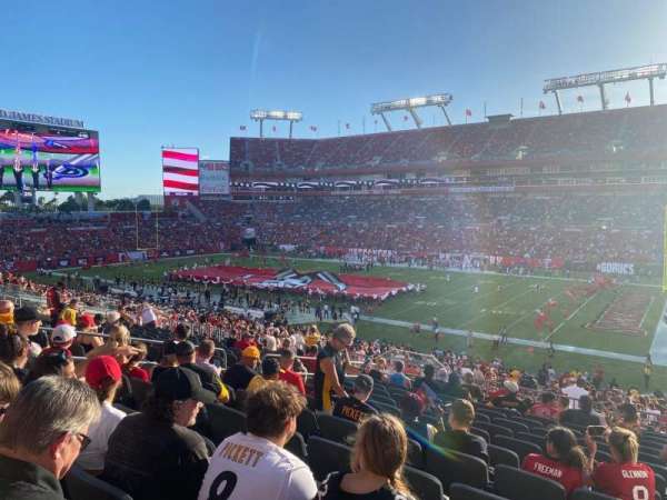 Raymond James Stadium, section: 240, row: p, seat: 11