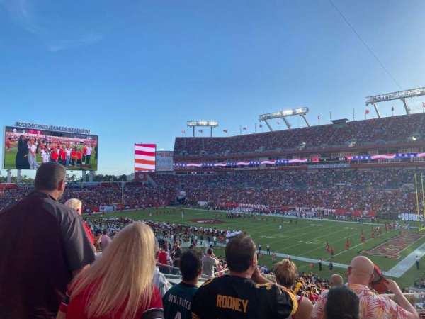 Raymond James Stadium, section: 241, row: k, seat: 6