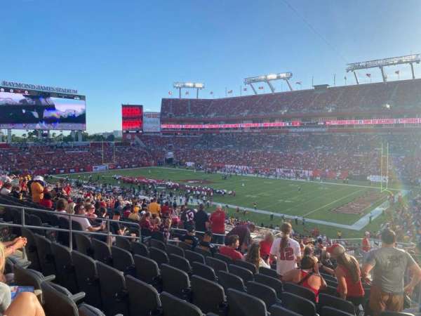 Raymond James Stadium, section: 241, row: u, seat: 11