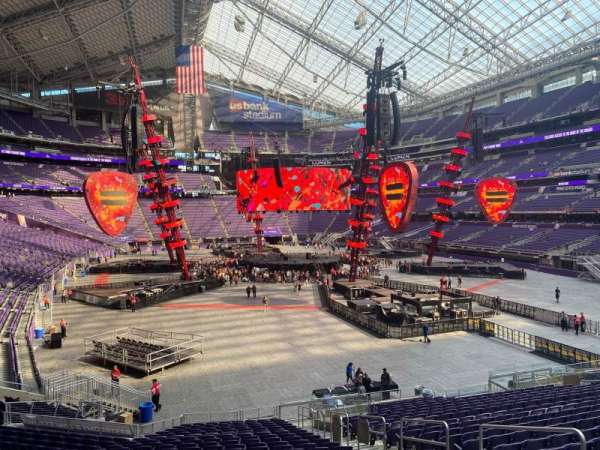 U.S. Bank Stadium, section: 101, row: 23, seat: 6