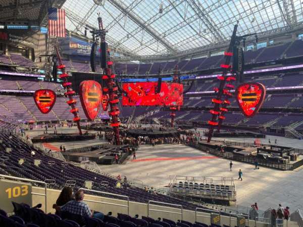 U.S. Bank Stadium, section: 103, row: 24, seat: 24