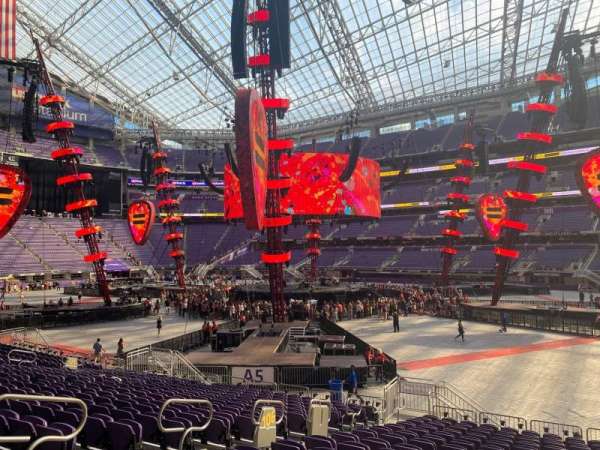 U.S. Bank Stadium, section: 106, row: 16, seat: 16