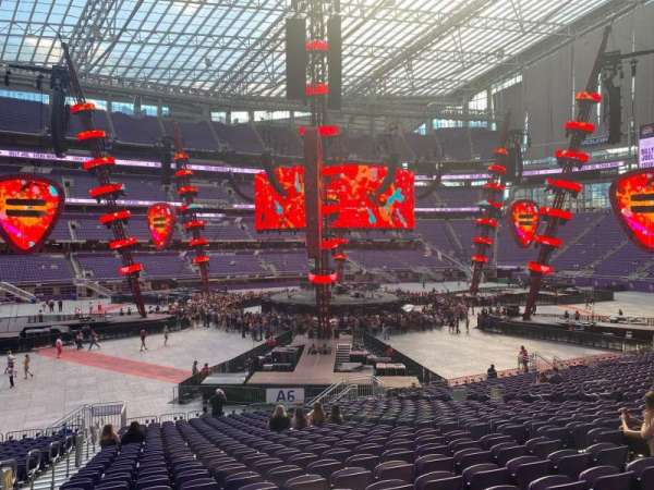 U.S. Bank Stadium, section: 111, row: 24, seat: 10