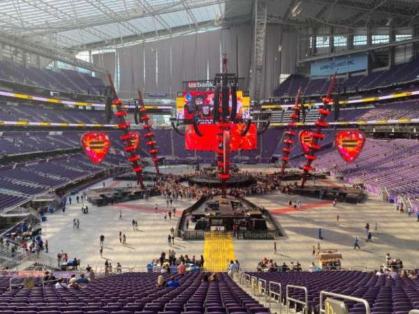 U.S. Bank Stadium, section: 120, row: 38, seat: 3