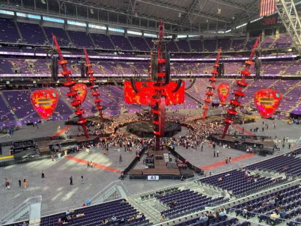 U.S. Bank Stadium, section: 238, row: 1, seat: 8