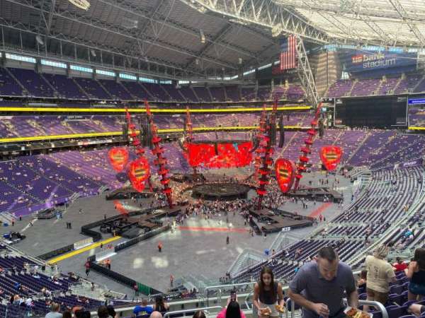 U.S. Bank Stadium, section: 242, row: 12, seat: 3