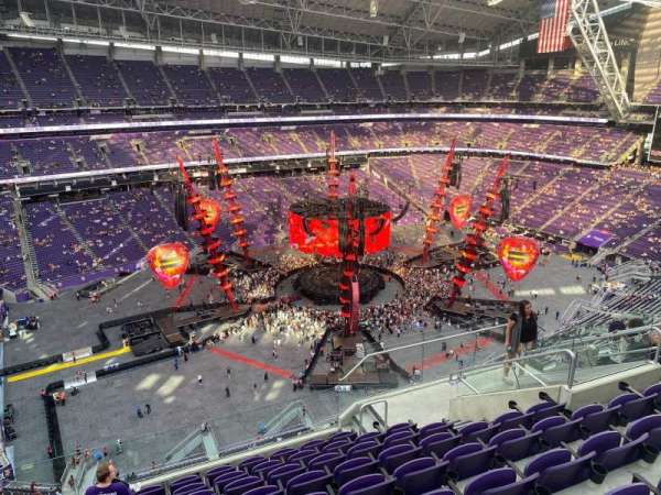 U.S. Bank Stadium, section: 345, row: 9, seat: 13