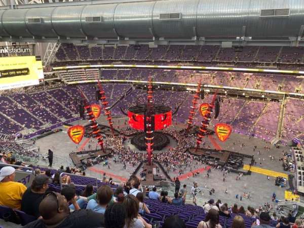 U.S. Bank Stadium, section: 337, row: 19, seat: 22