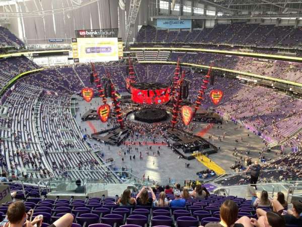 U.S. Bank Stadium, section: 331, row: 14, seat: 10