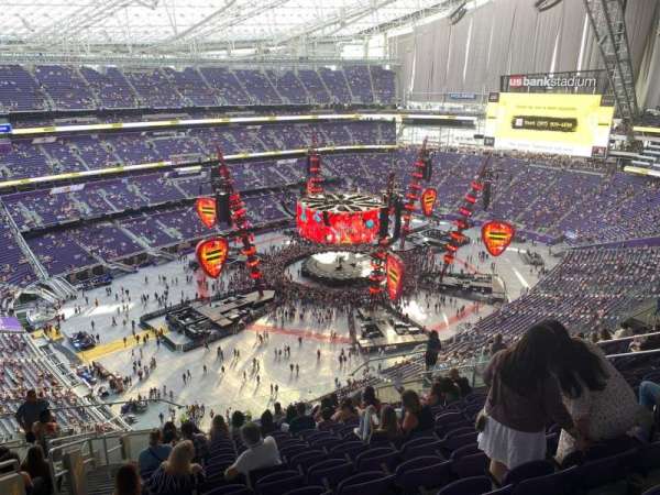 U.S. Bank Stadium, section: 318, row: 14, seat: 18