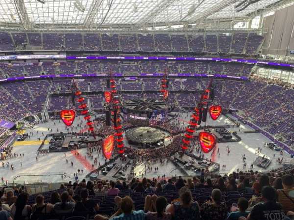 U.S. Bank Stadium, section: 313, row: 21, seat: 16