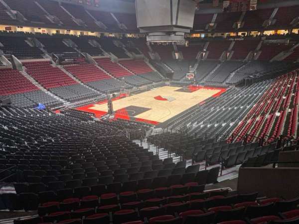 Moda Center, section: 221, row: h, seat: 10