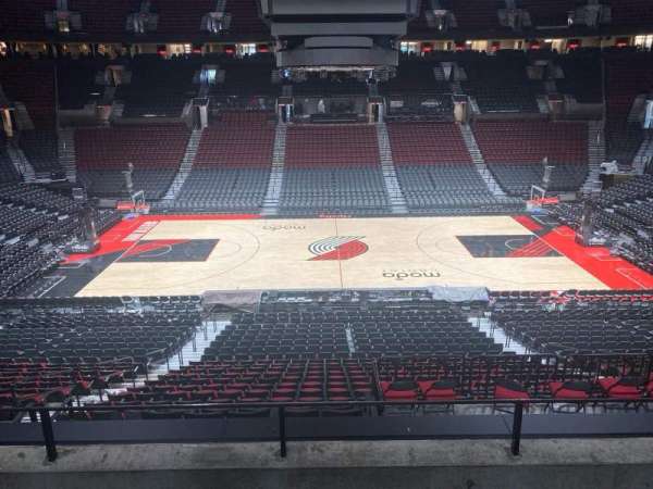 Moda Center, section: 201, row: g, seat: 10